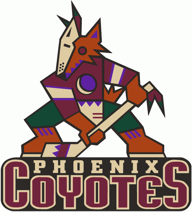Phoenix Coyotes 1999-2003 Wordmark Logo iron on heat transfer...
